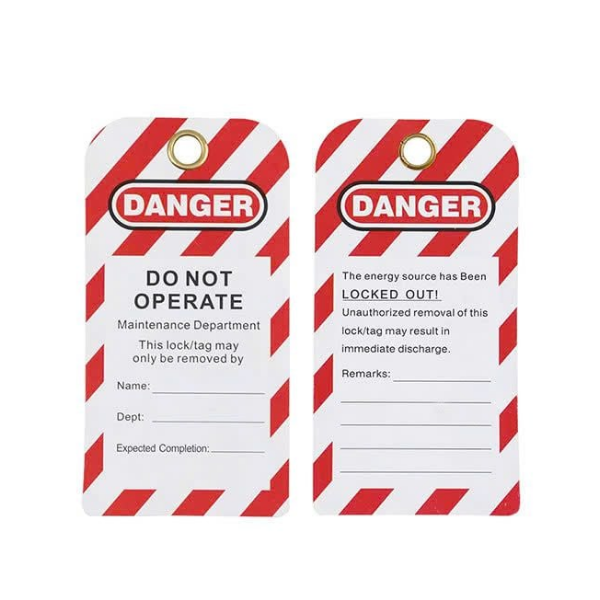 Thẻ khóa cảnh báo an toàn PVC LOCKEY LT03